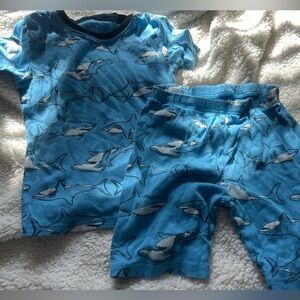 carter’s boys sharks blue pajama set